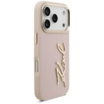 Karl Lagerfeld Karl Script Logo Case for iPhone 17 Pro Pink - imagine 4