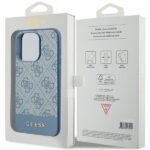 Guess GUHCP15LG4GLBL iPhone 15 Pro 6.1 blue hardcase 4G Stripe Collection - imagine 8
