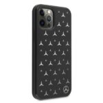 Mercedes MEHCP12MESPBK iPhone 12/12 Pro 6,1" black hardcase Silver Stars Pattern - imagine 4