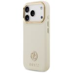 Case Guess Grained Strass Logo MagSafe for iPhone 17 Pro beige - imagine 2