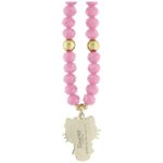 Hello Kitty Pearls and Beads Kitty Charm Phone Charm Pink - imagine 3
