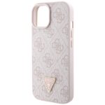 Guess GUHCP15MP4TDSCPP iPhone 15 Plus/ 14 Plus 6.7" pink hardcase Crossbody 4G Metal Logo - imagine 7
