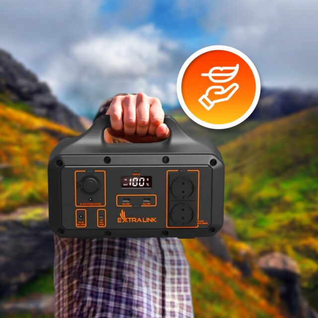 Extralink Power Ranger EPS-S500S Jackery, Bluetti, Ecoflow replacement | Power Station | 510.6Wh, Li-Ion, Tuya - imagine 8