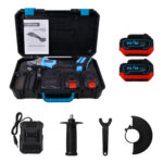 EXTRALINK POWERLINK AKUMULATOROWA SZLIFIERKA KĄTOWA AG803 Z RĄCZKA 8500RPM 2X4AH PWL-AG803 - imagine 8