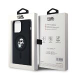 Karl Lagerfeld KLHMP15XSCMKCRHK iPhone 15 Pro Max 6.7" black hardcase Silicone Karl & Choupett - imagine 8