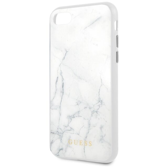 Guess GUHCI8HYMAWH iPhone 7/8/SE 2020/ SE 2022 white Marble - imagine 3