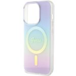 Guess GUHMP15LHITSU iPhone 15 Pro 6.1" purple hardcase IML Iridescent MagSafe - imagine 6
