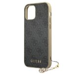 Guess GUHCP12MGF4GGR iPhone 12/12 Pro 6,1" grey hardcase 4G Charms Collection - imagine 6