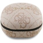 Earphones TWS ENC Guess 4G Classic Metal Logo pink - imagine 2