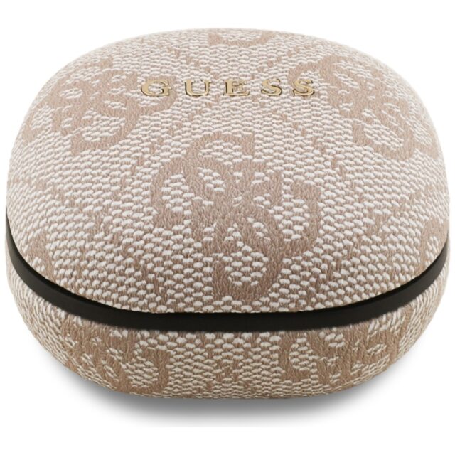 Earphones TWS ENC Guess 4G Classic Metal Logo pink - imagine 2