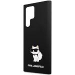 Karl Lagerfeld KLHCS23LSNCHBCK S23 Ultra S918 hardcase black Silicone Choupette - imagine 6