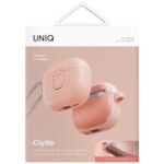 Case UNIQ Clyde for AirPods 4 Lock Case   pink - imagine 5