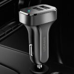 USAMS Car Charger 2xUSB C13 2.1A black (only head) CC87TC01 - imagine 3