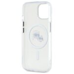 Karl Lagerfeld KLHMP14SHLSKCH iPhone 14 6.1" white hardcase IML Metal Karl&Choupette Head MagSafe - imagine 7