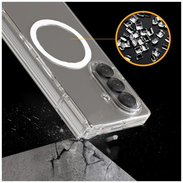 Case Araree Nukin 360 M MagSafe Qi2 for   Samsung Galaxy Z Fold7 transparent - imagine 3