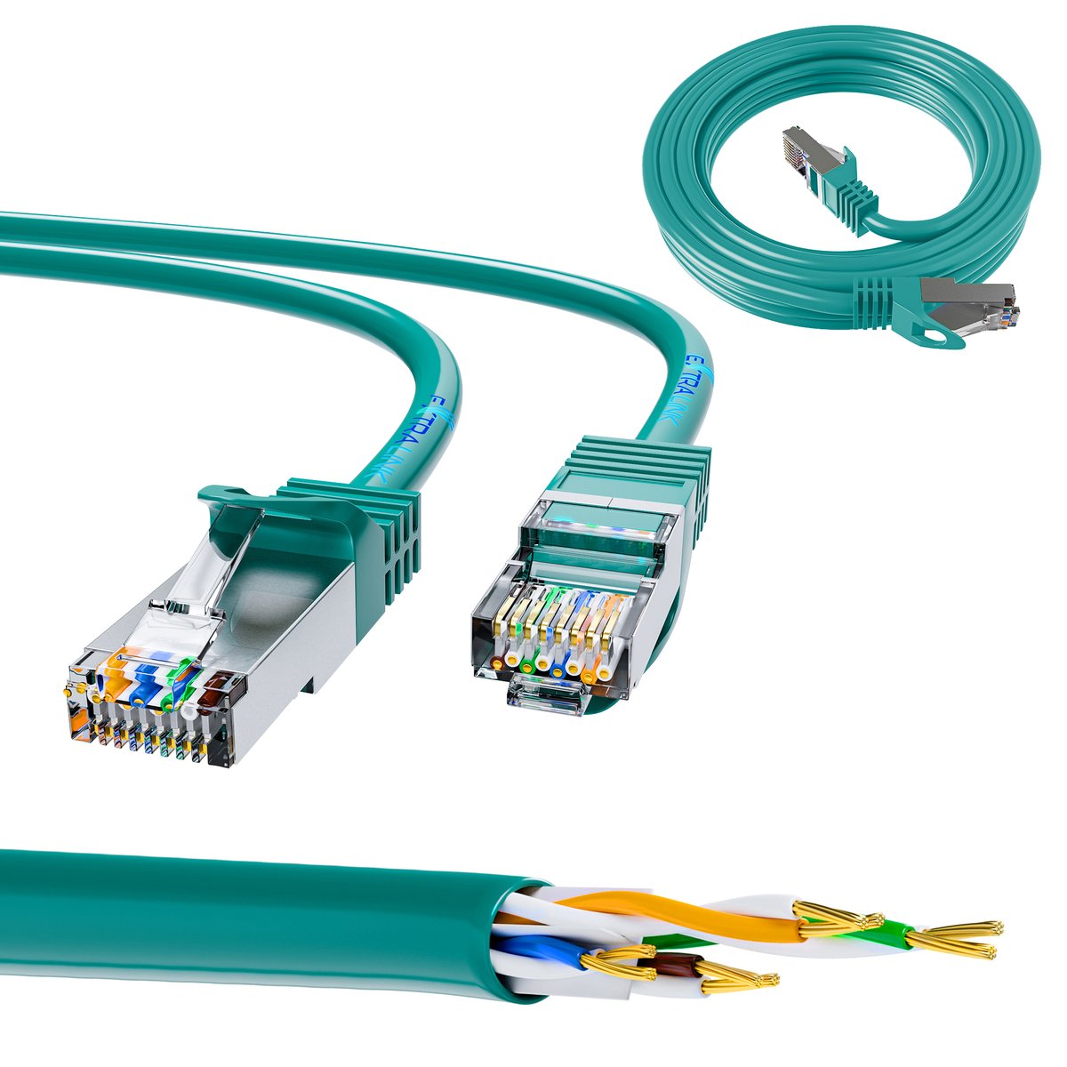 cps-e2d1dcb7b44443303da979c5045544b7-2025-12-05-08-28-43 Extralink Kat.6 FTP 0.5m | LAN Patchcord | Copper twisted pair, 1Gbps - imagine 1