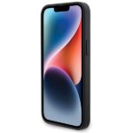 Case BMW BMHCP15X22PTDK iPhone 15 Pro Max 6.7" black Leather Stamp Tricolor - imagine 5