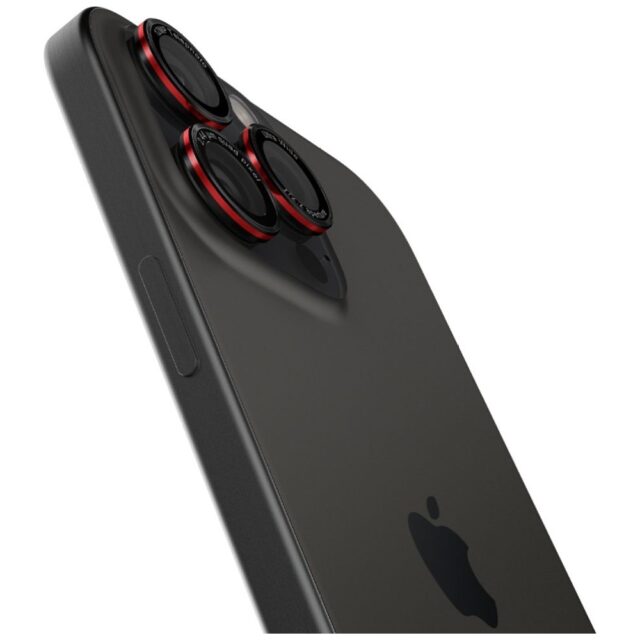 Spigen Camera Lens Protection Optik.Tr Camera EZ FIT Lens for Apple iPhone 17 Pro Max / 17 Pro / 16 - imagine 5