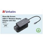 Verbatim Wireless 1080p Display Transmitter Share My Screen black 32146 - imagine 5