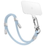 Spigen Universal Strap Set Crossbody & Wrist phone lanyard set mute blue AFA08364 - imagine 2
