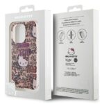 Hello Kitty HKHCP15LHDGPTP iPhone 15 Pro 6.1" pink hardcase IML Tags Graffiti - imagine 8