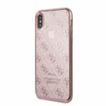 Guess GUHCPXTR4GRG iPhone X/Xs rose gold 4G Transparent