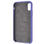 Karl Lagerfeld KLHCPXSLVOG iPhone X/Xs hardcase violet Silicone - imagine 4