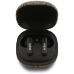 Earphones TWS ENC Guess 4G Classic Metal Logo brown - imagine 3
