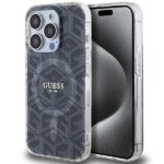 Guess GUHMP15LHGCUSTGK iPhone 15 Pro 6.1" black hardcase IML GCube MagSafe