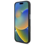 DKNY DKHCP16LSMCBSK iPhone 16 Pro 6.3" black hardcase Liquid Silicone Metal Logo - imagine 5