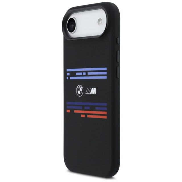 BMW M Silicon Horizontal Line MagSafe Case for iPhone Air Black - imagine 2