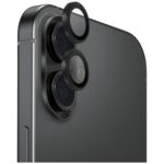 UNIQ Optix Aluminum Camera Lens Protector for iPhone 17 with Applicator, Black