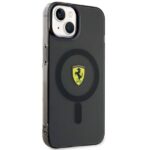 Ferrari FEHMP14SURKK iPhone 14 / 15 / 13 6.1" black hardcase Translucent Magsafe - imagine 4