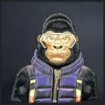 Nimmy Crossbody black Cool&Cute 2.0 Gorilla - imagine 3