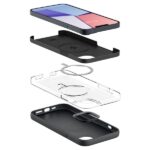 Spigen Silicone Fit iPhone 14 Plus / 15 Plus 6.7" MAG MagSafe black ACS04920 - imagine 2