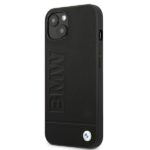 BMW BMHCP13MSLLBK iPhone 13 / 14 / 15  6,1" black hardcase Signature Logo Imprint - imagine 2