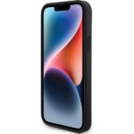 Case BMW BMHCP15M23PUPVK iPhone 15 Plus / 14 Plus 6.7" black hardcase Perforated Tricolor Line - imagine 5