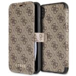 Guess GUFLBKI654GB iPhone Xs Max brown book 4G