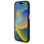 Mercedes MEHMP16S23SUMBK iPhone 16 6.1" black hardcase Silicone Blue Stripe MagSafe - imagine 5