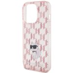 Karl Lagerfeld KLHCP15XHNCMKLP iPhone 15 Pro Max 6.7" pink hardcase Monogram Choupette - imagine 6
