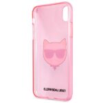 Karl Lagerfeld KLHCI61CHTUGLP iPhone Xr6,1" pink hardcase Glitter Choupette - imagine 7