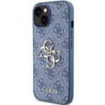 Guess GUHCP15S4GMGBL iPhone 15 / 14 / 13 6.1"blue hardcase 4G Big Metal Logo - imagine 2