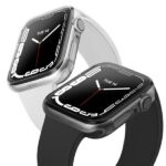 UNIQ Glase Case Apple Watch Series 7/8 41mm. Dual Pack clear-smoke