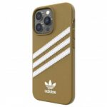 Adidas OR Moulded PU iPhone 13 Pro Max6,7" beige-gold 47807 - imagine 3