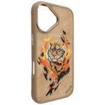 Nimmy Tiger MagSafe case for iPhone 16 light brown - imagine 5