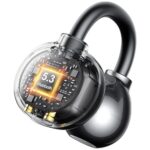 Earphones Bluetooth USAMS Echo R02       Clip-on wireless grey - imagine 10