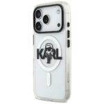 Karl Lagerfeld IML Karl Sketch Logo MagSafe Case for iPhone 17 Pro Clear - imagine 2