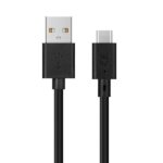 Xqisit cable Charge & Sync USB A -USB C3.0m black 31298