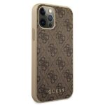 Guess GUHCP12MG4GB iPhone 12/12 Pro 6,1" brown hard case 4G Collection - imagine 4