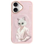 Case Nimmy Magnetic fashion cute pet     MagSafe for iPhone 16 pink
